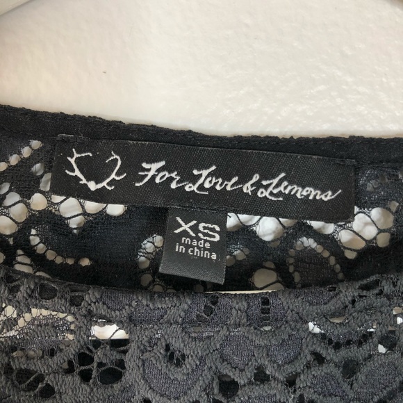 For Love & Lemons Sacramento Blouse in black - Picture 8 of 8